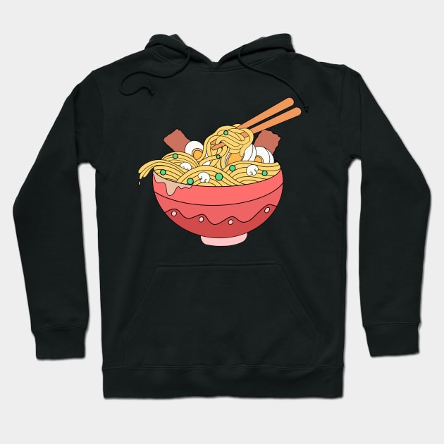 Noodles bowl Hoodie by artoffaizan